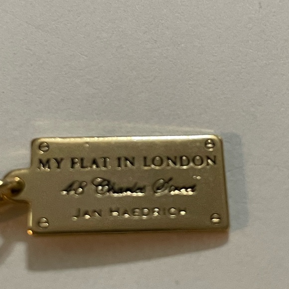 My Flat in London Gold Necklace with Multi-Colored Stones - Picture 11 of 11